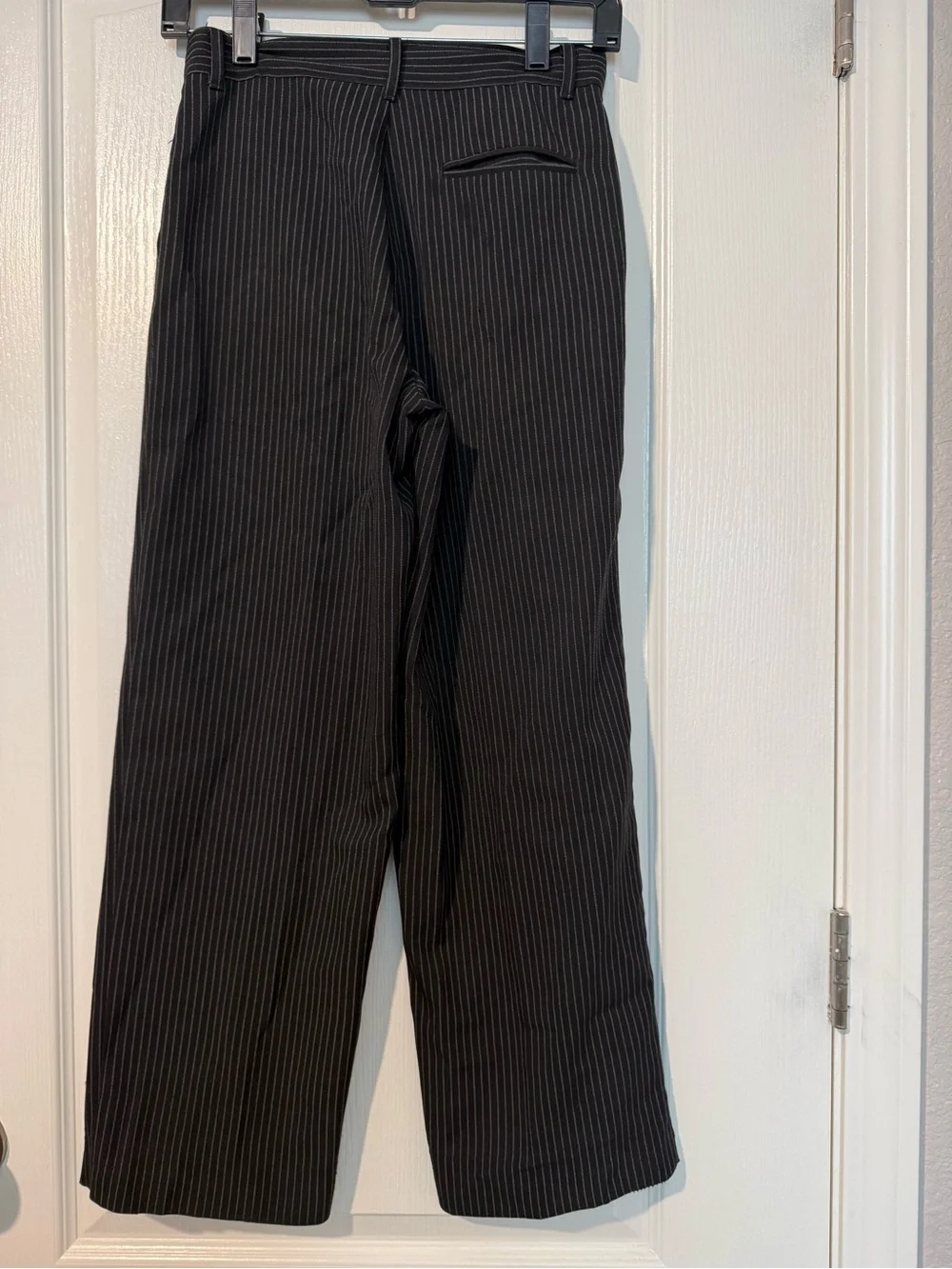 Boys Black Pinstripe 2-Piece Suit Size 12 – Blazer & Dress Pants Formal